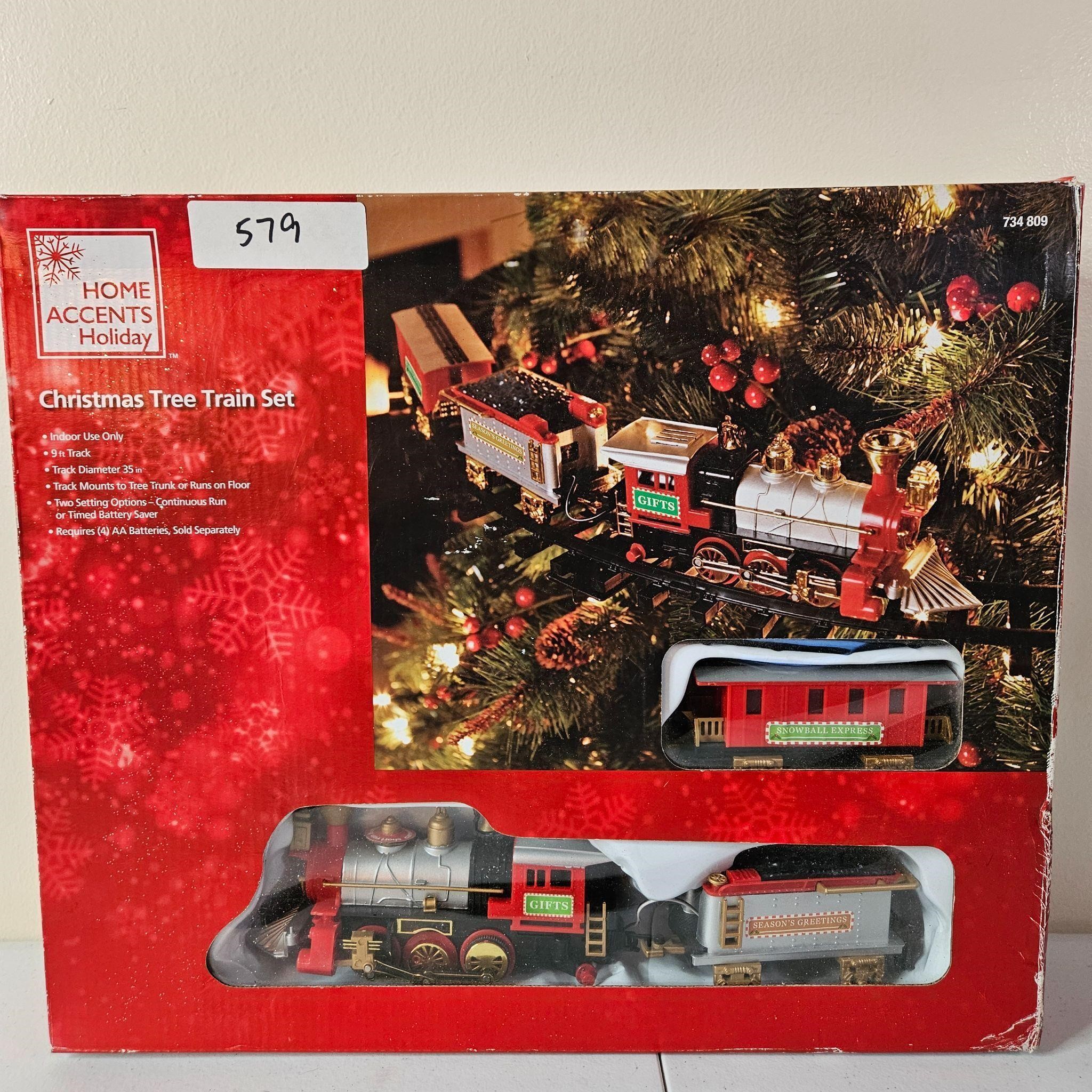 Christmas Tree Train Set W/ Box