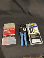 Crimp tool and terminal kit