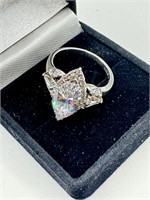 Sterling and CZ Ring