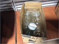 Tote of canning jars