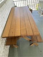 Picnic Table 6ft long made by Baird Collin’s,