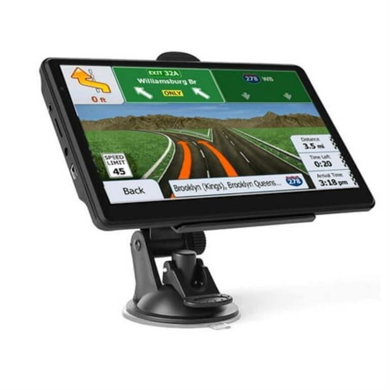 7  7 Touchscreen Vehicle GPS Navigator System with