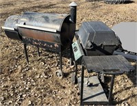 Traeger Smoker and a Broil-Mate BBQ