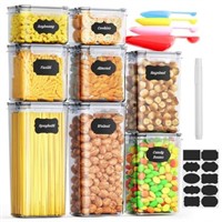 GPED 8PCS Airtight Containers  BPA Free  for Cerea