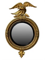 Federal Style Bullseye Eagle Mirror