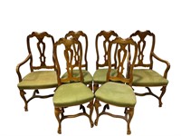 6-French Provincial Style Dining Chairs