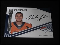 Noah Fant 2019 Donruss Elite Pen Pals Auto