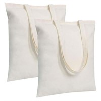 Tripumer 2-Pack Canvas Tote Bags -Med