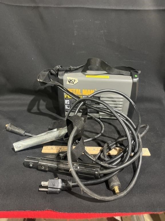 Metal man stick welder