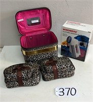 Make up bag kit and battery operated clothes