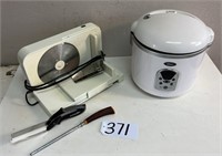 Rice cooker, electric slicer, etc. NO SHIPPING