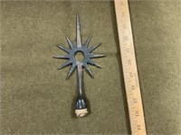 Antique Lightning Rod spike topper. Appears to b