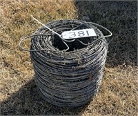 Roll of Single Strand Barbed Wire