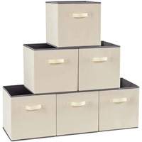 6PCS 11in Lifewit Collapsible Storage Cubes