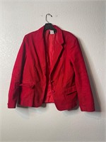 Vintage Collections Corduroy Red Blazer