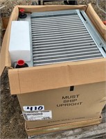 Unused Heater Rad for Glycol Stove. Comes with