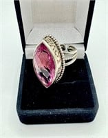 Sterling and Amethyst Ring