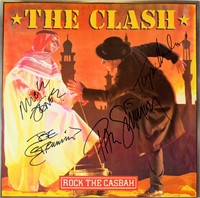 The Clash Rock The Casbah signed 12 Inch Single al