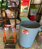 Workshops Hand Truck Dolly+Trash Can