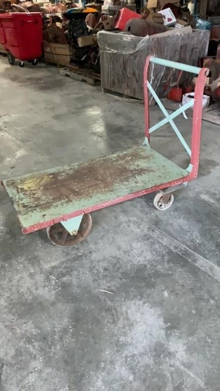 STEEL ROLLING WAREHOUSE CART