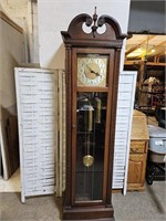 Grandfather Hanson Clock PARTIAL WORKING 82" h