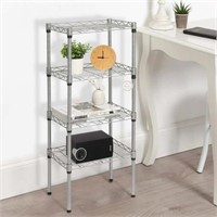 Zimtown 4 Tier Wire Shelving Rack  Adjustable Stor