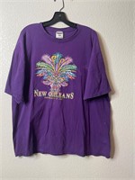 Y2K New Orleans Mardi gras Souvenir Shirt