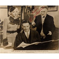 George Burns signed photo