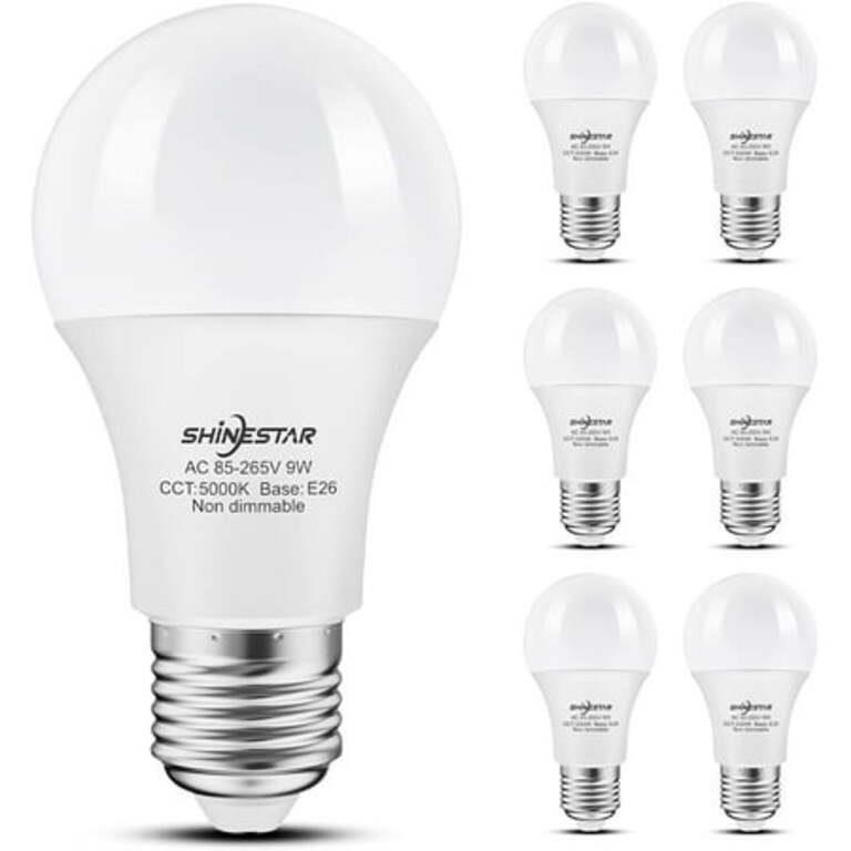6-Pack 60W Daylight Bulbs 800L