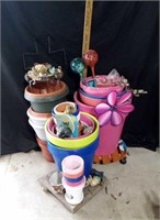 Terracotta & Plastic Pots & Yard Decor