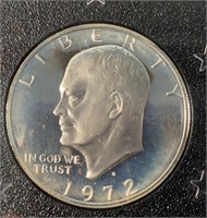 1972 S Eisenhower Proof Dollar