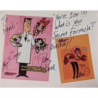 The Powerpuff Girls signed photo