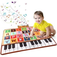 Allaugh Baby Piano Mat with Letters & In