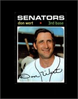 1971 Topps #307 Don Wert EX-MT to NRMT+