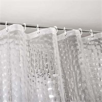 72 x 78"  COWIN EVA Curtain Liner