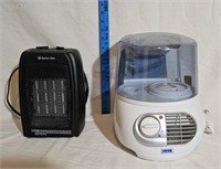 Comfort Zone Space Heater & Reli On Humidifier