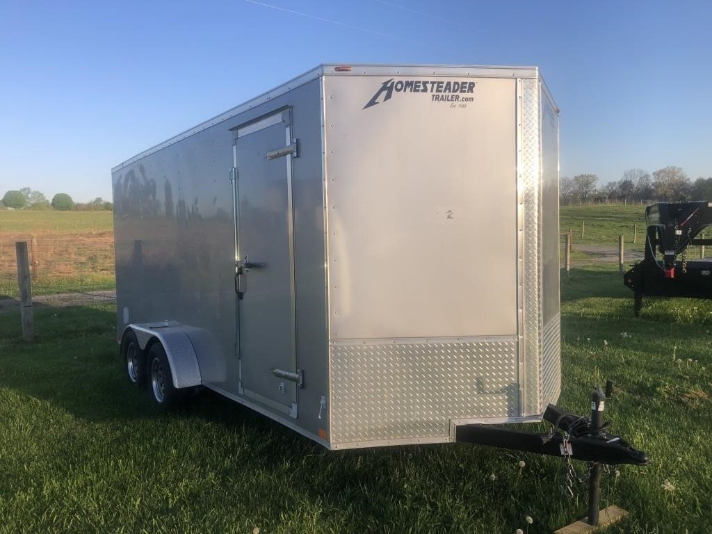 2020 16 FT ENCLOSED BUMPER TRAILER