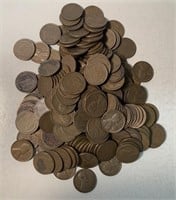 (200) Assorted Dates & Mints Wheat Pennies