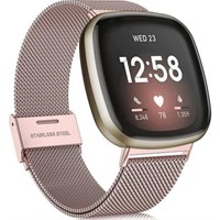 S  Metal Watch Band for Fitbit Sense/Sense 2/Versa