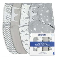 Sm/Med Gllquen 4-Pack Organic Cotton Swaddlers