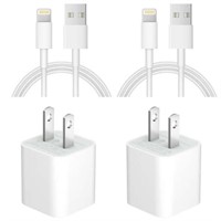 2Pk  Apple MFi Certified iPhone Charger
