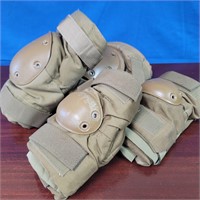 2 Sets of Brown Elbow Pads