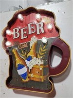 Ice Cold Beer Light Up Sign