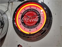 Coca Cola Light Up Clock