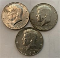 1967 No Mint Mark Kennedy Half Dollar