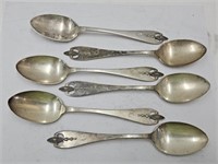 Antique Sterling Silver Spoons RLB Silverware