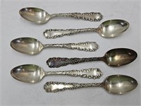 Antique Sterling Silver Spoons RM&S Silverware