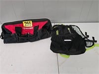 Husky tool duffle & new Nevo Rhino backpack