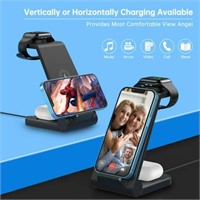 23W 3 in 1 Wireless Charging Station for iPhone  A