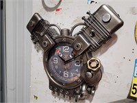 Engine Metal Clock